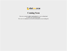 Tablet Screenshot of dialmenow.com